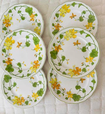 Villeroy & Boch - Schotel (6) - Geranium - Porselein