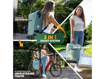 MiVelo Fietstas - 3-in-1 Rugzak & Schoudertas - Waterdicht -, Verzenden, Nieuw, MIVELO
