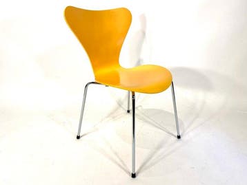 Fritz Hansen - Arne Jacobsen - Stoel - Hout, Metaal, Antiek en Kunst