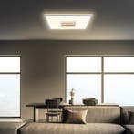 Vierkante led plafondlamp met tunneleffect - chroom - 42 x, Huis en Inrichting, Verzenden, Nieuw