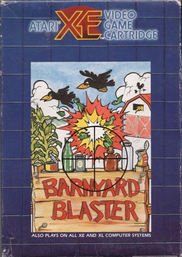 Atari XE Barnyard Blaster (In doos), Verzenden, Zo goed als nieuw