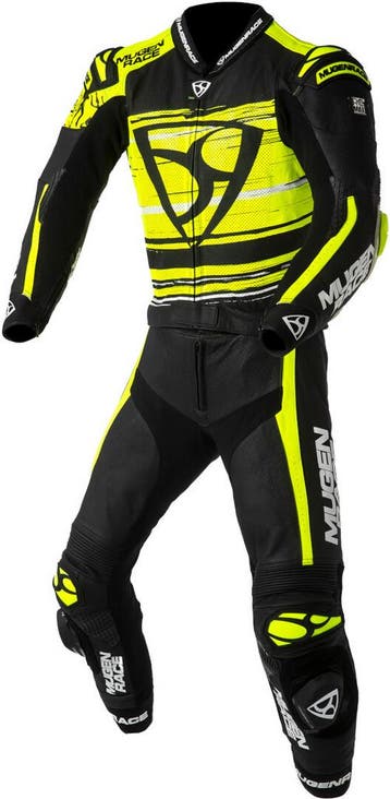 MUGENRACE RC-Max Due Zwart Wit Neon Geel Geperforeerd, Nieuw met kaartje, MUGENRACE, Heren, Combipak