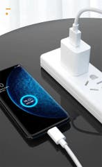 Oplader – 65W Snellader Voeding – USB-C Oplaadkabel 3 Meter, Ophalen of Verzenden, Nieuw