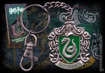 Harry Potter Metalen Sleutelhanger Slytherin 5 cm, Ophalen of Verzenden, Nieuw
