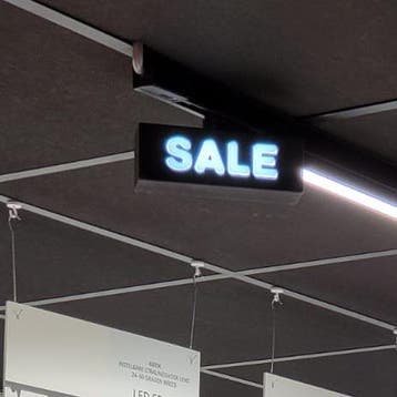 LED-Sign "SALE", Ophalen of Verzenden