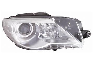 VW Passat CC 2008-2012 Xenon Koplamp Rechts D1S+H7 Xenon, Verzenden, Nieuw
