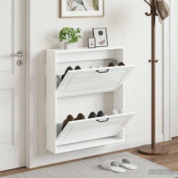 vidaXL Wandgemonteerde Schoenkast UTRECHT 71 x 17 x 86 cm, Verzenden, Nieuw