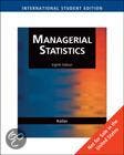 Managerial Statistics International Edition wi 9780324569551, Boeken, Zo goed als nieuw