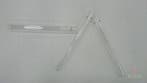 Reageerbuisjes test tube glas 2 gaatjes 15 cm ø1.5 set 12, Ophalen of Verzenden, Nieuw