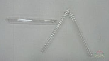 Reageerbuisjes test tube glas 2 gaatjes 15 cm ø1.5 set 12, Ophalen of Verzenden, Nieuw