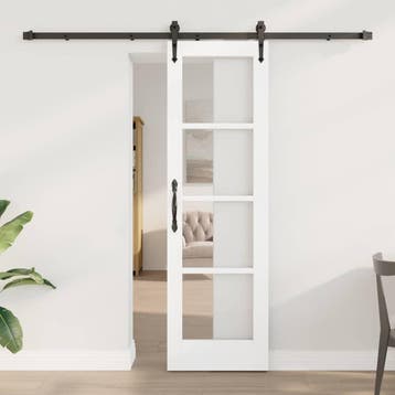 vidaXL Schuifdeur ORKDAL 61 x 198,5 cm Massief grenenhout en, Doe-het-zelf en Verbouw, Deuren en Horren, Verzenden, Nieuw