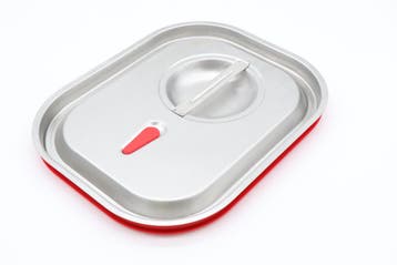 Gastronorm Deksel - 1/2 GN - RVS - Luchtdicht Rubber, Verzenden, Nieuw in verpakking, Transport en Opslag