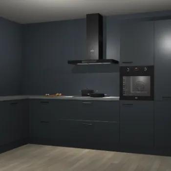 Onyxgrijze keuken Nuuk 65691, Verzenden, Nieuw