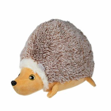Pluche egel knuffel - lichtbruin/beige - 18 cm - egeltje, Verzenden, Nieuw