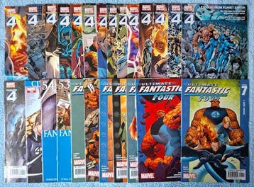 Fantastic Four Ultimate Fantastic Four 7, 8, 11, 12, 14, 19,, Boeken, Nieuw