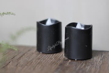 LED waxinelichtje Black, Ophalen of Verzenden, Nieuw