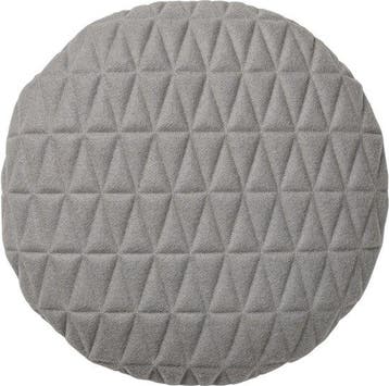 Bloomingville - Sierkussen Quilted - Katoen - Licht Grijs, Verzenden, Nieuw