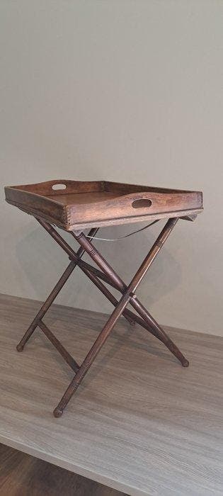 Dienblad - Eikenhout, Antiek en Kunst, Curiosa en Brocante