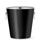 BarUp Zwarte wijnkoeler – 3,3L – RVS ringoren – Ø 220, Ophalen of Verzenden, Nieuw