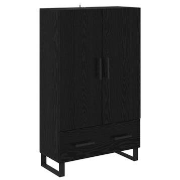Dressoir Modern Zwart | Tweedekansje | OP=OP, Huis en Inrichting, Kasten | Dressoirs, Met plank(en), Zo goed als nieuw, 25 tot 50 cm