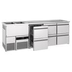 GGM Gastro | Barkoelkast PREMIUM - 2500x700mm - 6 laden |, Verzenden, Nieuw in verpakking, Meubilair