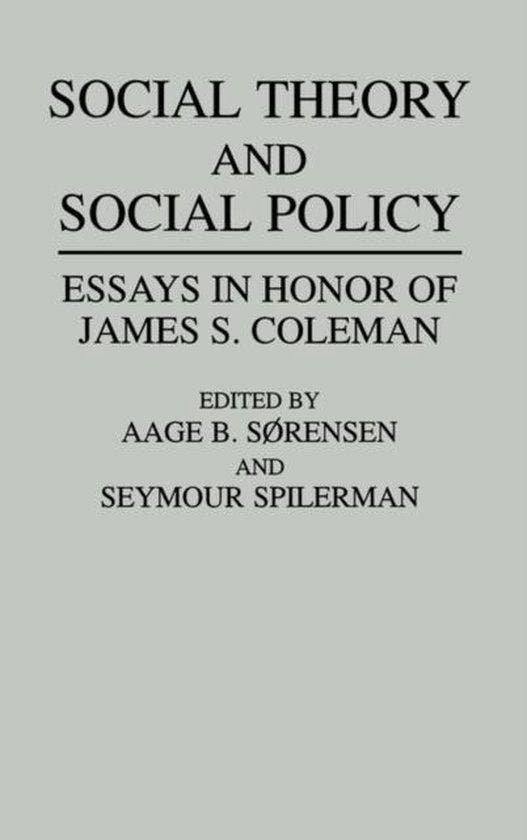 Social Theory and Social Policy 9780275942359 Aage Sorensen, Boeken, Taal | Engels, Gelezen, Verzenden