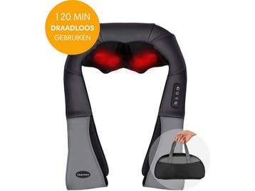 Lifeproducts Shiatsu Massagekussen Draadloos -, Verzenden, Nieuw
