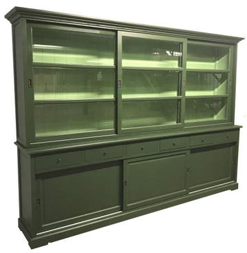 Buffetkast olijf groen Uden 300cm, Ophalen of Verzenden, Nieuw