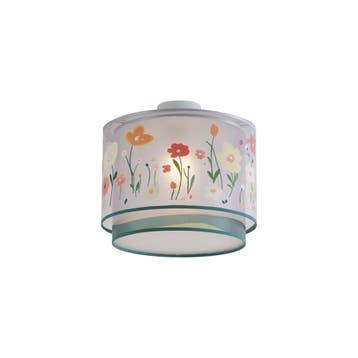 Kinder plafondlamp wit met bloemen - Harrie between Flowers, Huis en Inrichting, Verzenden, Nieuw, Voor kinderen