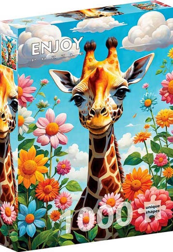 Cute Giraffe Puzzel (1000 stukjes) | Enjoy Puzzle - Puzzels, Verzenden, Nieuw