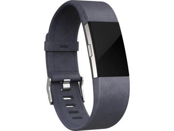 Fitbit Charge 2 - Bandje - Leer - Grijs - Maat S, Verzenden, Nieuw