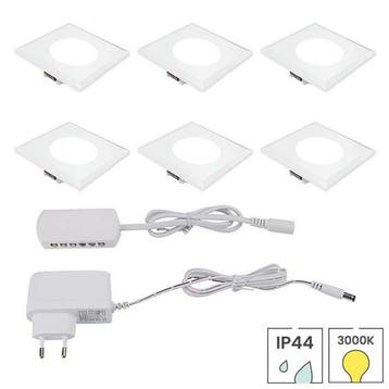 LED onderbouwverlichting | set van 6 LED inbouwspots | 1.5, Verzenden, Nieuw
