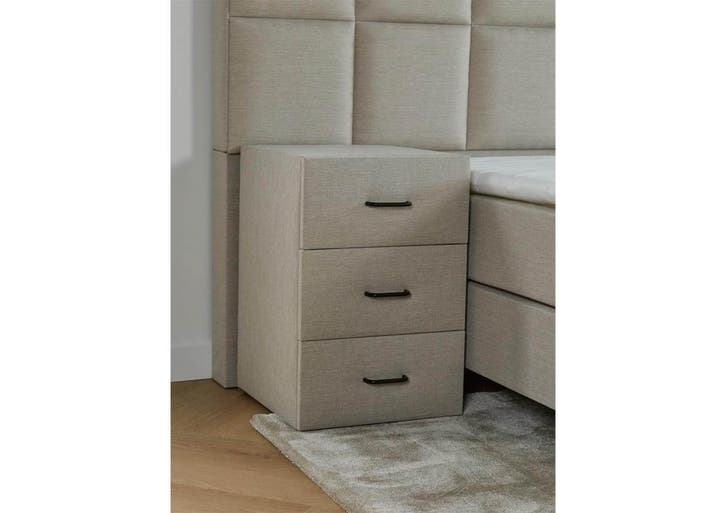 ACTIE! Nachtkastje Kathy  200 Beige, Huis en Inrichting, Slaapkamer | Nachtkastjes, Nieuw, Verzenden