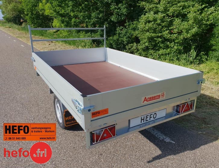 UIT VOORRAAD ! Anssems PLT 750 kg. PLATEAUWAGENS 251 x 150, Auto diversen, Aanhangers en Bagagewagens, Nieuw