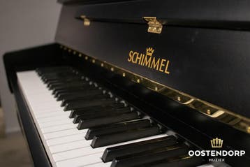 Schimmel 112 B messing piano, Zo goed als nieuw, Zwart, Piano