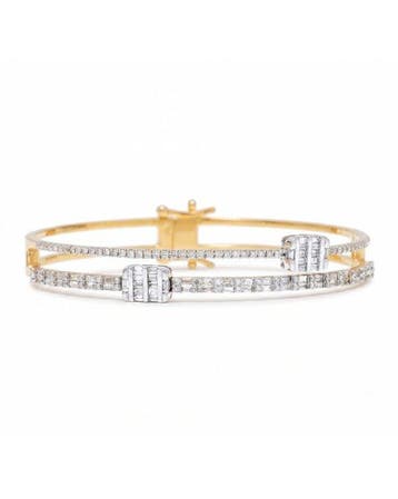Armband - 14 karaat Geel goud - 1.46ct. tw. Diamant, Nieuw