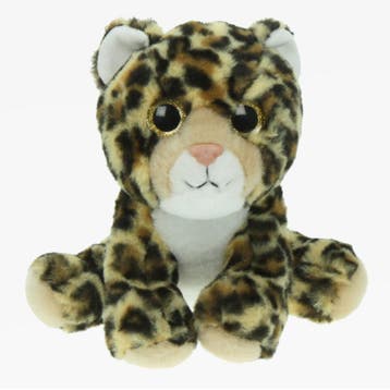 Pluche luipaard knuffel - 25 cm - dierenknuffel - cadeau, Verzenden, Nieuw