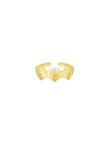 Goudlief Ring sea shell lover (Minimalistische ringen), Overige materialen, Verzenden, Nieuw, Dame