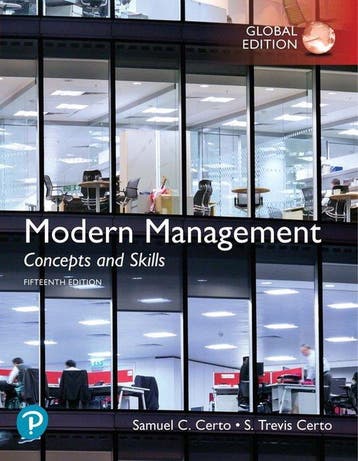 9781292265193 Modern Management: Concepts and Skills, Glo..., Verzenden, Zo goed als nieuw, Samuel C. Certo
