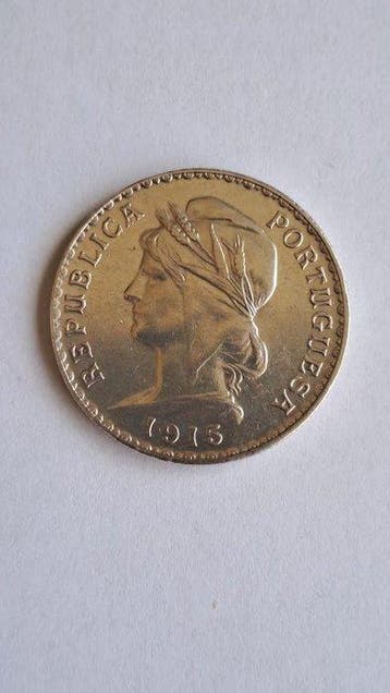 Portugal. 1 Escudo 1915 (Zonder minimumprijs)