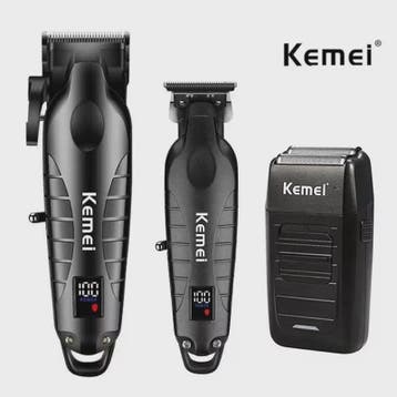Kemei Professionele Heren Trimmer Kit - Elektrische Baard- e, Verzenden, Nieuw