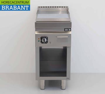 HCB RVS Bakplaat Chroom 40 cm 4,5 kW 400V Horeca, Ophalen of Verzenden, Nieuw in verpakking