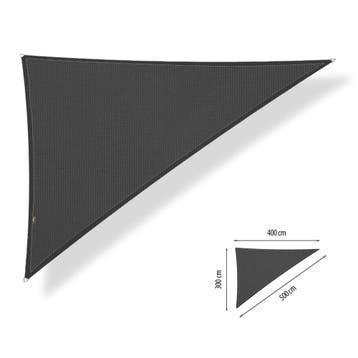 Schaduwdoek driehoek 90 graden 3x4x5 Carbon grey, Ophalen of Verzenden, Nieuw