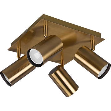 LED Plafondspot - Trion Monla - GU10 Fitting - 4-lichts -, Ophalen of Verzenden, Nieuw, Plafondspot of Wandspot