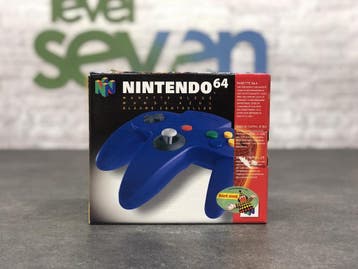 Originele Nintendo 64 Controller Blue [Complete], Spelcomputers en Games, Spelcomputers | Nintendo 64, Ophalen of Verzenden, Zo goed als nieuw