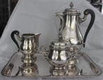Drinkservies (4) - Verzilverd - model perles, Antiek en Kunst