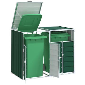 vidaXL Containerberging voor 2 containers 144x81x113 cm, Verzenden, Nieuw