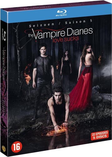 Vampire Diaries seizoen 5 (Blu-ray tweedehands film), Ophalen of Verzenden, Zo goed als nieuw