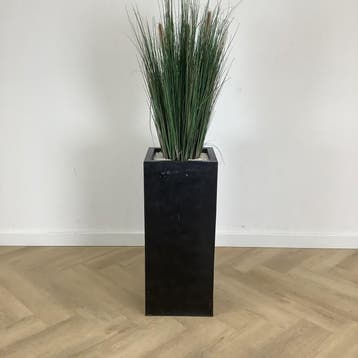 Plantenbak met kunstplant,  hoogte 75 cm, Huis en Inrichting, Kamerplanten, Ophalen of Verzenden