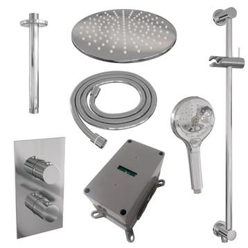 Brauer Chrome Edition Thermostatische Regendoucheset Inbouw, Ophalen of Verzenden, Nieuw